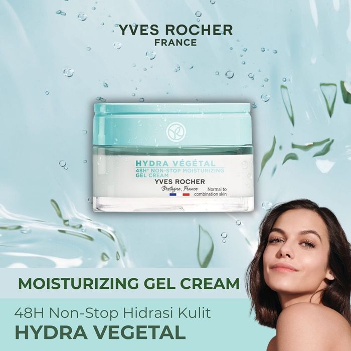 Yves Rocher Hydra Vegetal 48H Non-Stop Moisturizing Gel Cream 50 ml