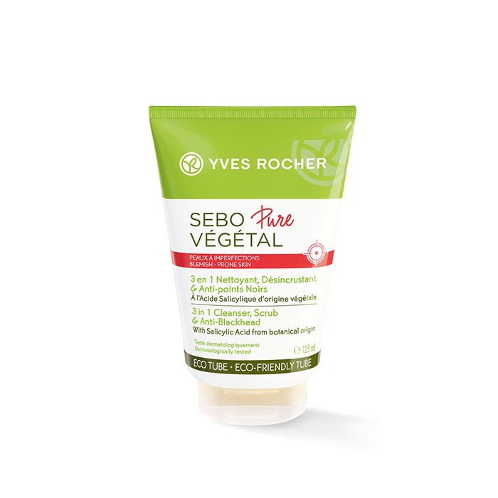 Yves Rocher Sebo Pure Vegetal 3IN1 Cleanser