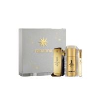 Paco Rabanne 1 Million Man Gift Set EDT 100 ml + Deodorant Spray 150 ml + Travel Spray 10 ml