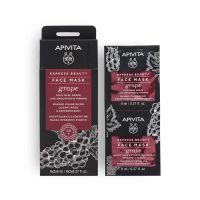 APIVITA EXPRESS BEAUTY Line Smoothing & Firming Face Mask Grape 2x8 ml