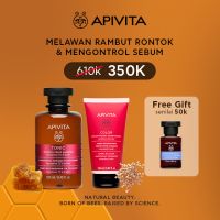 APIVITA Shampoo 250 ml + Hair Conditioner 150 ml Free Sensitive Scalp Shampoo 20 ml